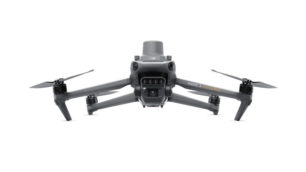 Drone sur pad de décollage